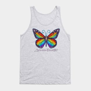 Butterfly Liebe wen Du willst Tank Top